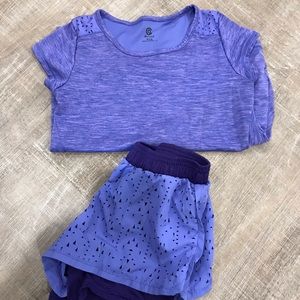 Girls champion athletic set